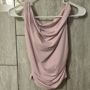 Abercrombie & Fitch Light Pink Modal-Blend Top
